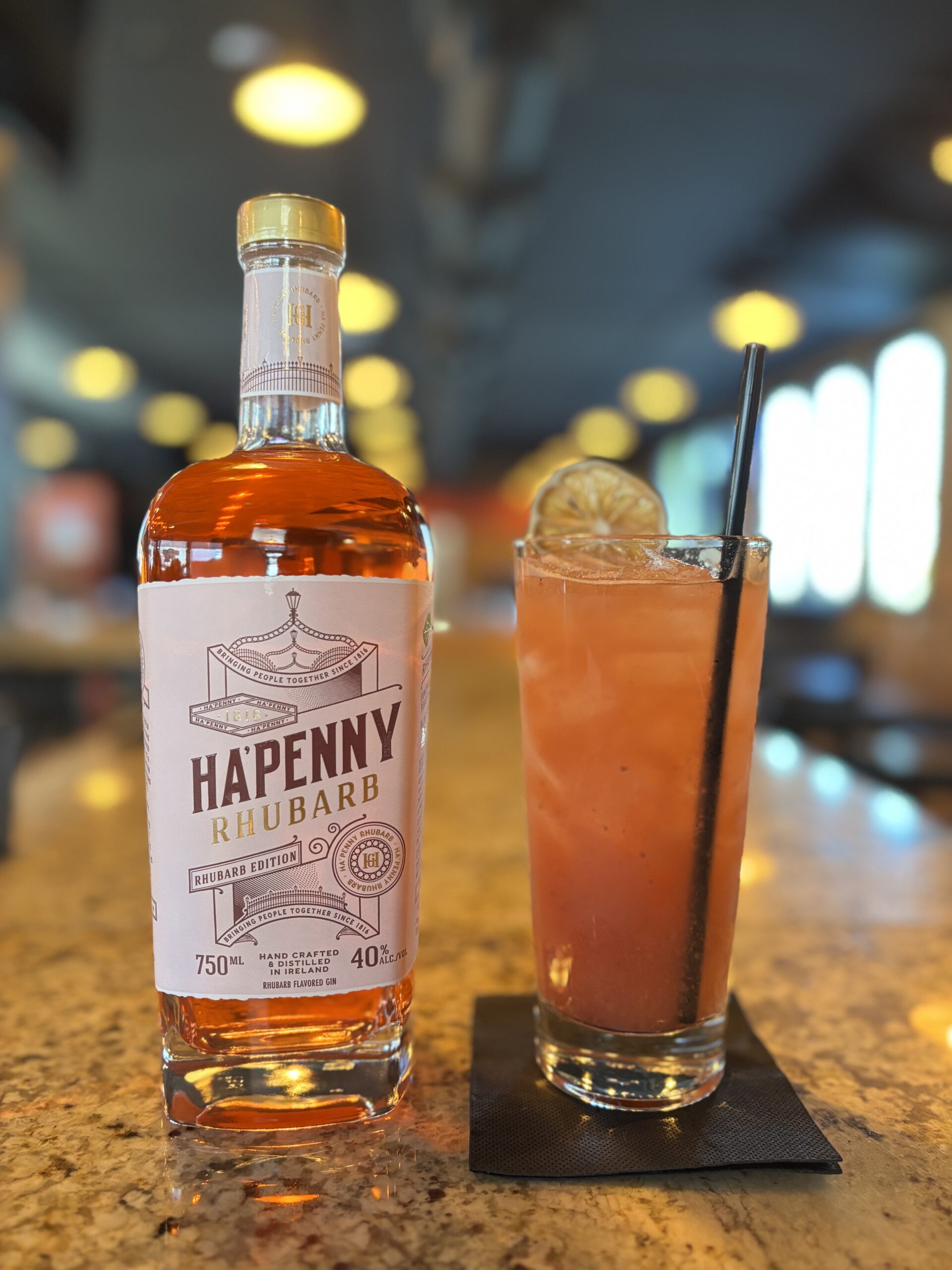 easy street strawberry rhubarb fizz