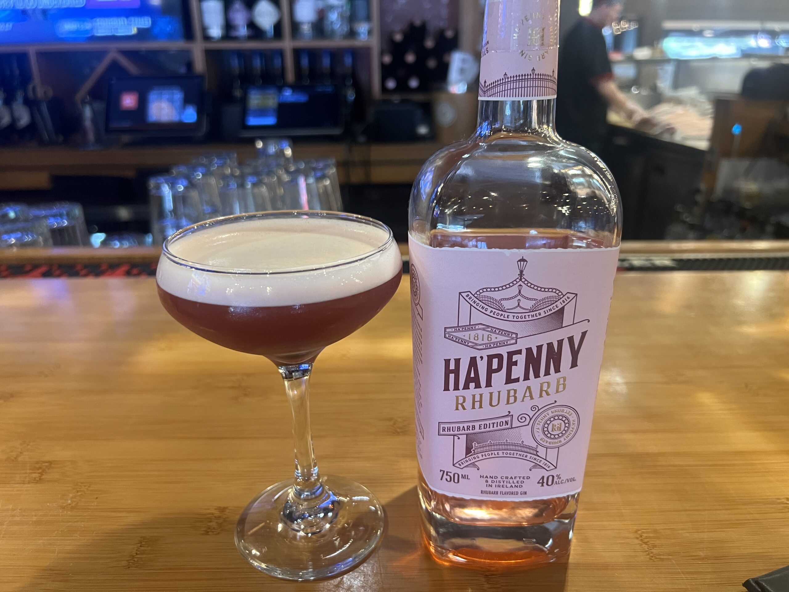 rhubarb cherry blossom fizz