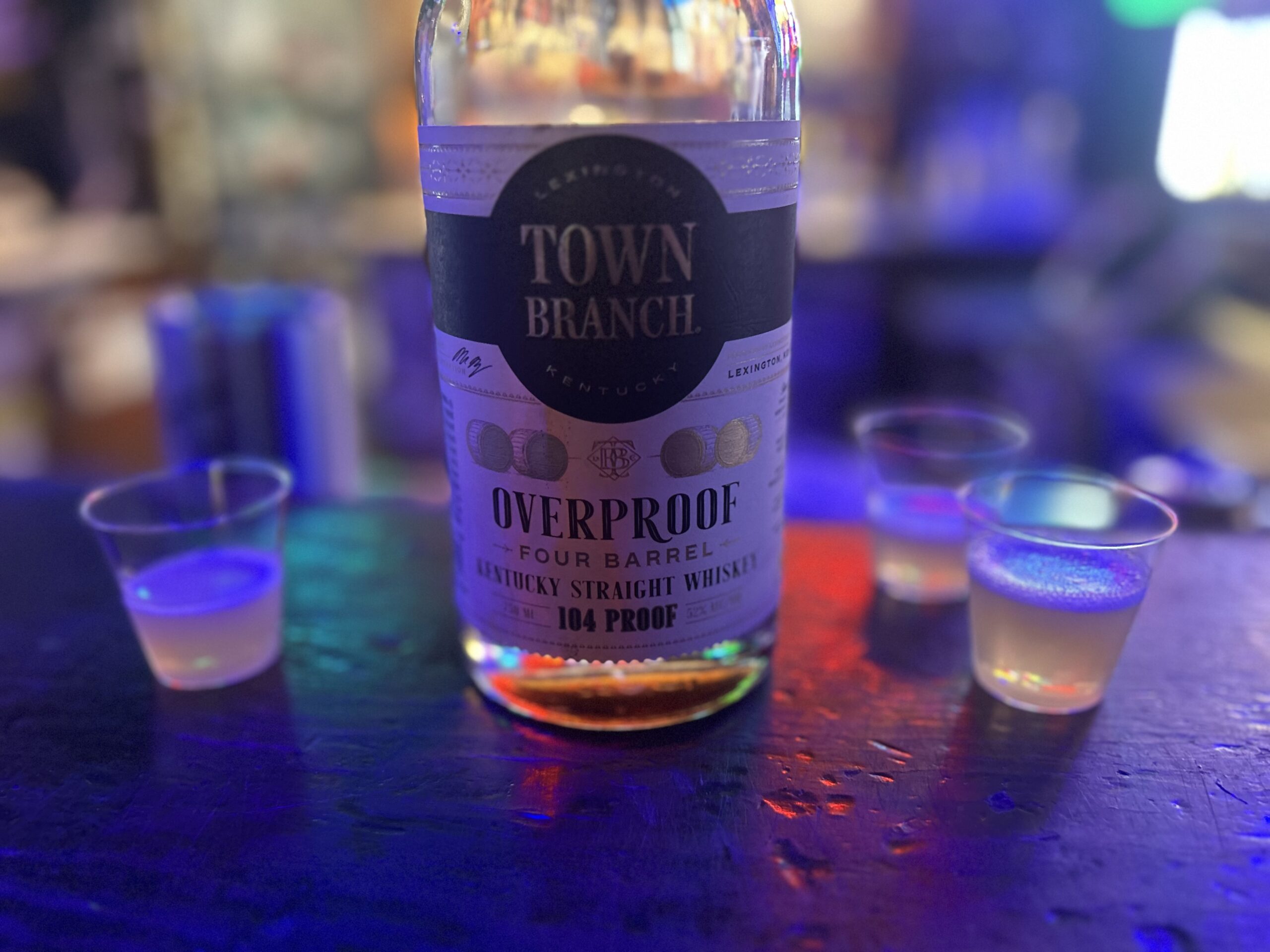 overproof green tea shots