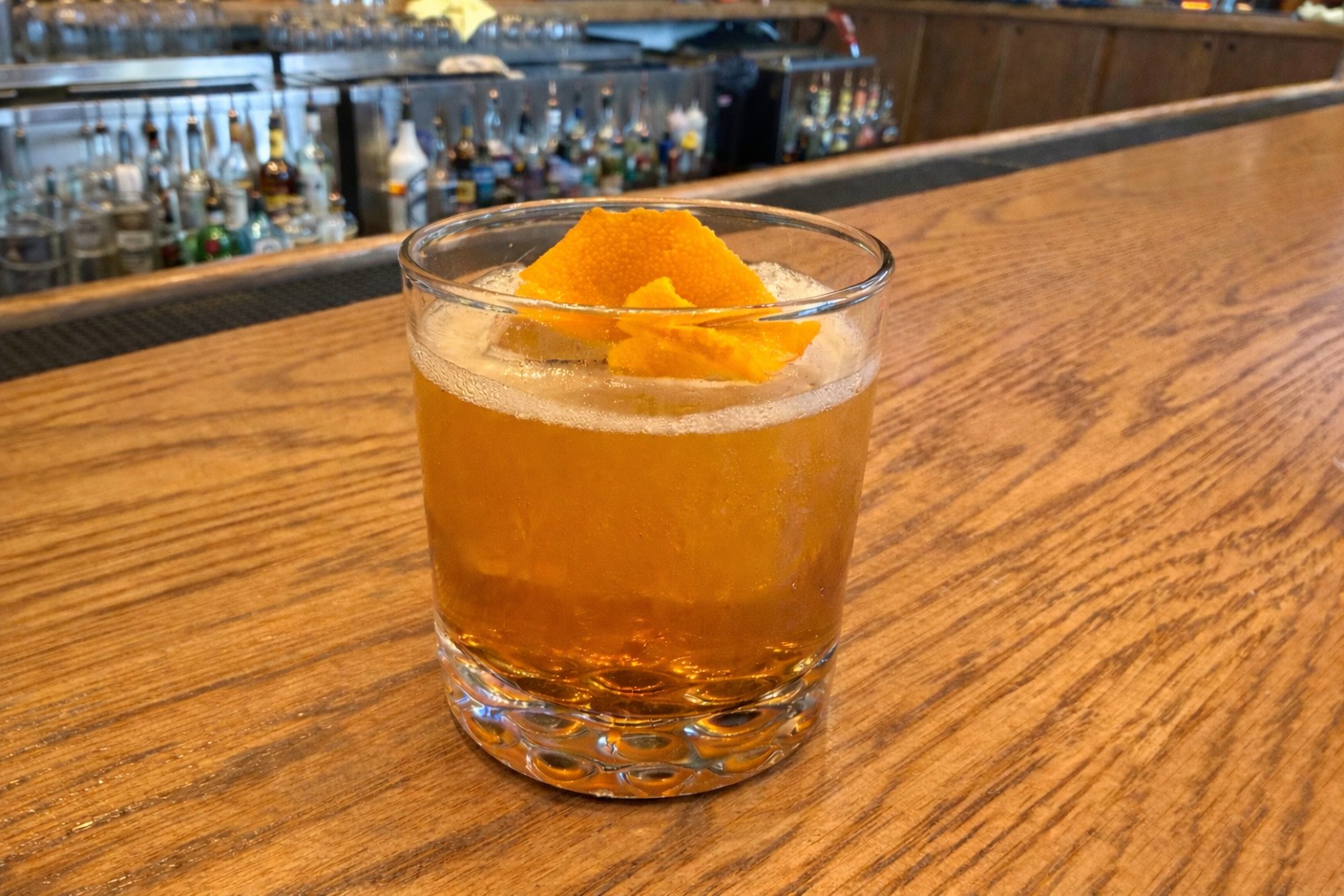 praline pecan old fashioned